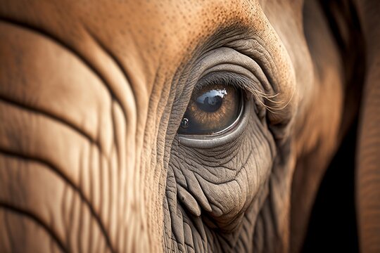 What Color are Elephant Eyes
