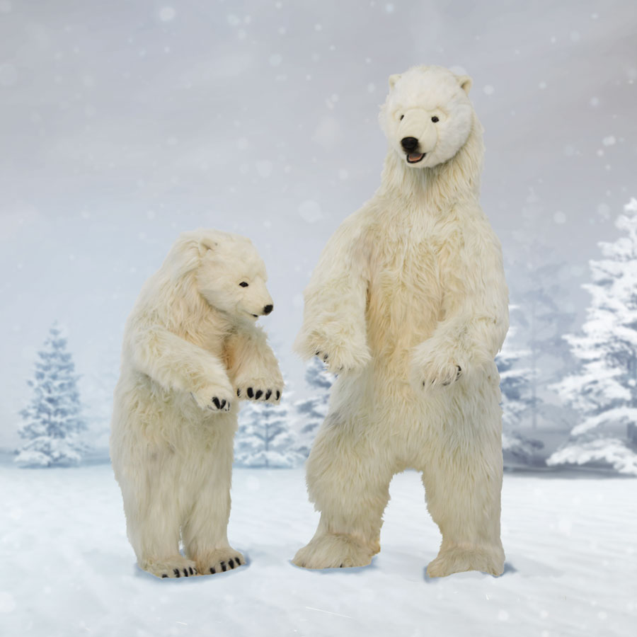 How tall is a polar Bear Standing Up